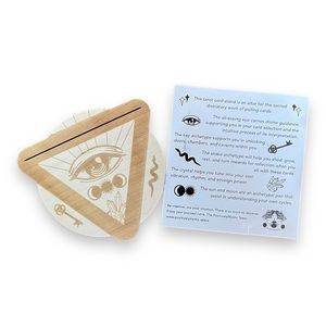 Goddess Provisions Third Eye Wooden Tarot Card Holder Stand by Positively Mystic
